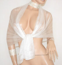 Stola donna bianca maxi