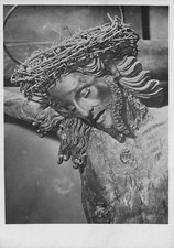 A9377)  ASSISI SANTUARIO SAN DAMIANO CROCIFISSO SCOLPITO LEGNO INNOCENZO PALERMO