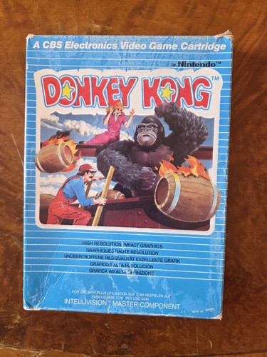 Intellivision donkey kong - kong,
