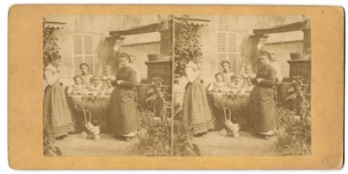Fotografia stereo donne - , e