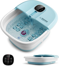 Pediluvio Massaggiatore Piedi Elettrico, Pediluvio Idromassaggio Plantare Pieghe