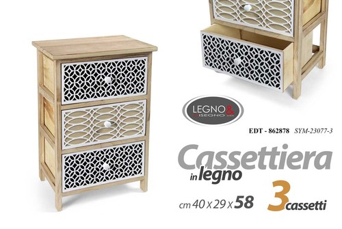 Cassettiera mobiletto slim - cassettiera,