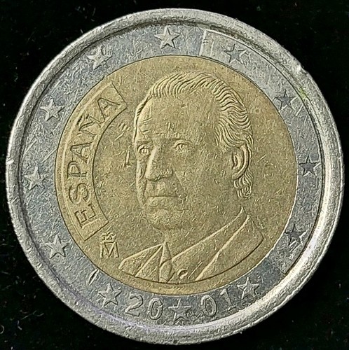 Moneta euro spagna 2001 - euro,