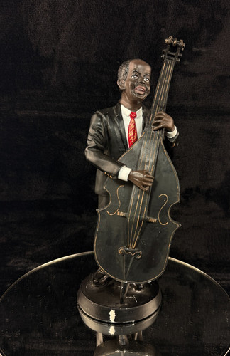 Vintage jazz bass figurine - vintage,