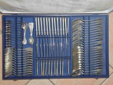 Servizio da 12 inglese stile Impero 84 pezzi argento 800 punzonato mai usato