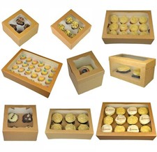 Scatole per cupcake Kraft