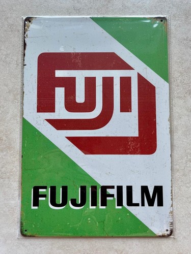 Fuji pellicola insegna metallo - fuji,