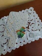 tagliere in ceramica pale di fichi d'india 