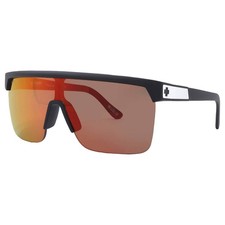 Occhiali da sole unisex Spy FLYNN 5050 Happy Boost polarizzati arancioni scudo a specchio