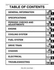 YAMAHA RHINO 660 2004-2007 MANUALE DI SERVIZIO OFFICINA RISTAMPATO PETTINE RILEGATO