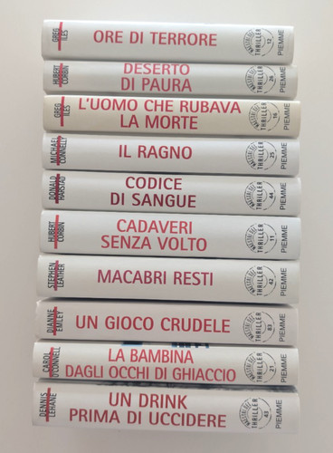 Stock libri thriller - 10,