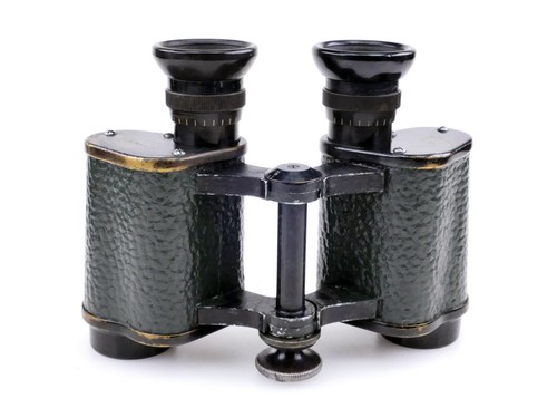 Binocolo pelle verde - in,