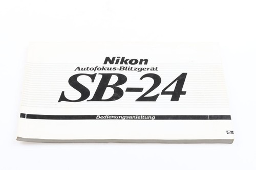 Nikon speedlight manuale - sb-24,