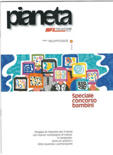 *STORIA DEL TELEFONO RIVISTA PIANETA TELECOM 1996 SPECIALE CONCORSO BAMBINI