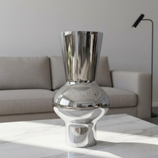 Vaso cristallo argentato - in,