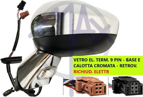 Specchio retrovisore elettrico - specchio,