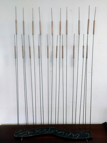 Scultura grande metallo stile - grande,