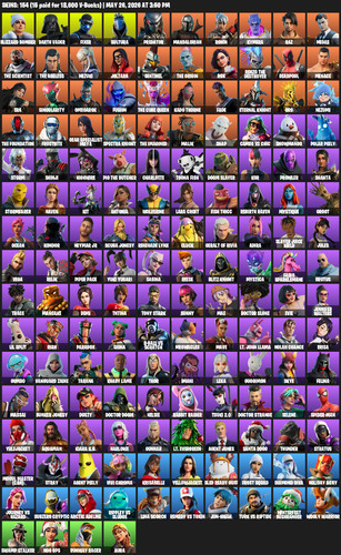 154 account skinned - 💸🔥,