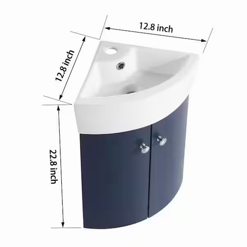 Mobile bagno singolo angolare