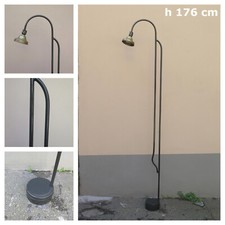 LAMPADA A PIANTANA DI FERRO BATTUTO ARTISTICO FORGIATO A MANO DA SALOTTO CH.S