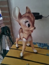 BAMBI Walt disney pupazzo in gomma Ledra grande con fischietto funzionante 