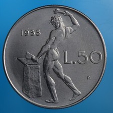 Repubblica italiana lire - italiana, 50