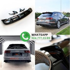 DIFFUSORE + SCARICHI RS6 LOOK