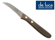COLTELLO A RONCOLA IN LEGNO E ACCIAIO INOX " DE LUCA"