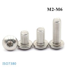 M6 VITI A TESTA DI BOTTONE