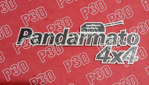 Targhetta pandarmato fiat - targhetta,