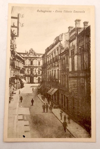 Cartolina caltagirone corso - cartolina,