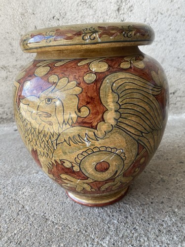 Vaso ceramica dipinta a - in,