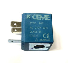 Bobina elettrovalvola ceme type aif 4 watt 230 volt fori 10 - 10 mm.