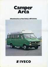 BROCHURE DEPLIANT IVECO CAMPER ARCA FIAT DAILY OM GRINTA