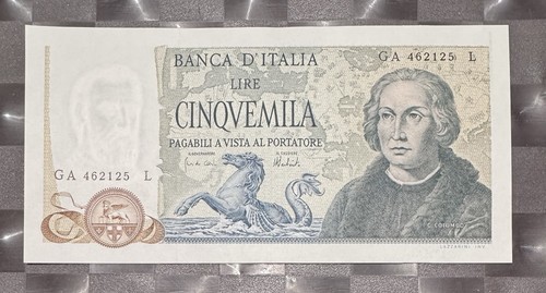 5000 lire colombo tipo - lire, ii