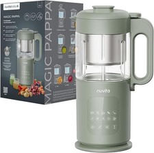 Nuvita Magic Pappa Cuocipappa Multifunzione 7-in-1 – Cuoce a Vapore, Frulla, Smi