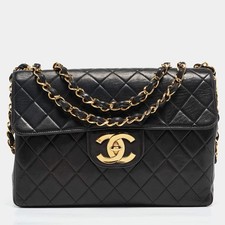 Borsa Chanel nera in pelle