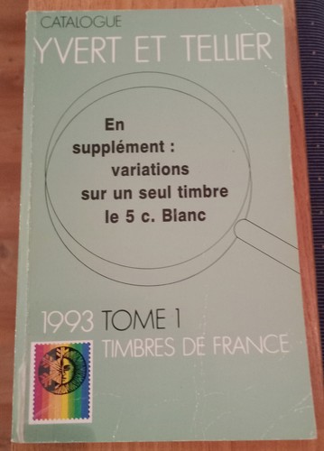 Catalogo yvert tellier 1993 - et,