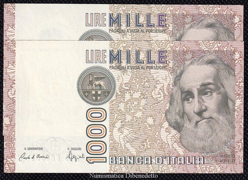 Repubblica italiana 1000 - italiana,