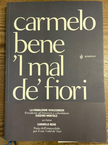 Carmelo bene mal - -, 'l