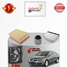 KIT TAGLIANDO 3 FILTRI E OLIO VW PASSAT VI 3C 1.4 TSI 110KW 150CV DAL 2009 ->