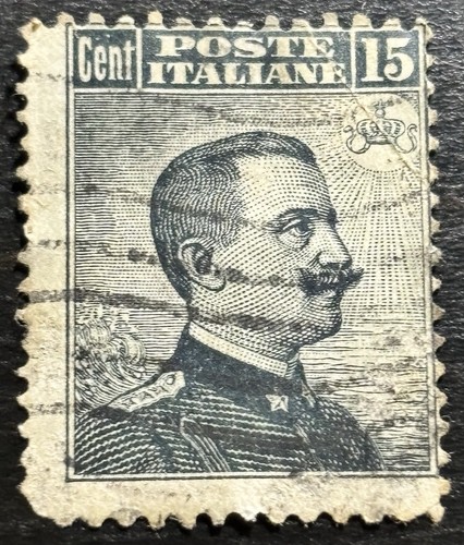 Francobollo italia usato re - -,