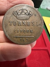 5 Tornesi 1849 Ferdinando II