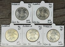 Australia 1966 argento tondo