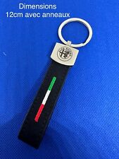 Porte clé alfa romeo en noir