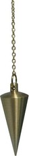 Pendolo conico ottone - in,