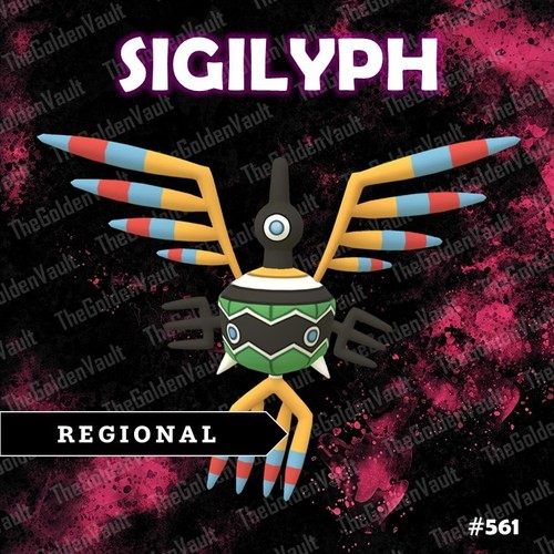 Sigilyph 561 regional - #561, |