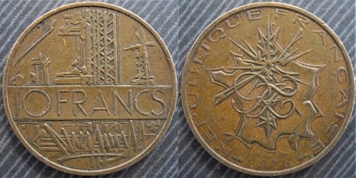 France 10 francs 1976 - , #