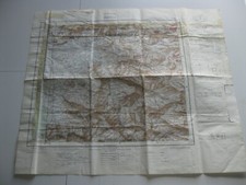 MAPPA MILITARE IGM EBOLI CONTURSI BUCCINO AULETTA PERTOSA  terremoto 1980