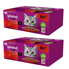 160 x 85 g WHISKAS cibo umido